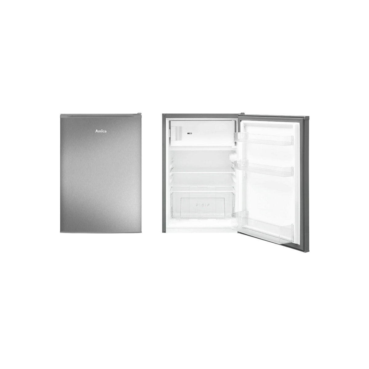 Lodówka wolnostojąca Amica FM140.4X Slim 84cm.