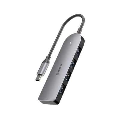 Hub USB REAL-EL CQ-415 USB-C USB 3.0.