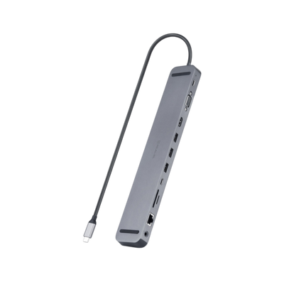 Wielofunkcyjna stacja dokująca REAL-EL CQ-1000 USB-C.