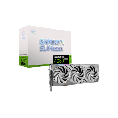 Karta graficzna MSI GeForce RTX 4080 SUPER GAMING X SLIM WHITE 16GB GDDR6X.