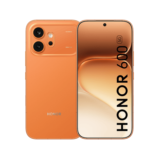 Smartfon HONOR 600 Orange Front and Back