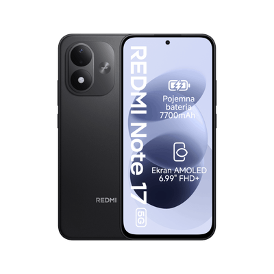 Smartfon Redmi Note 17 5G Czarny