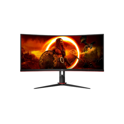 Monitor gamingowy AOC CU34G2XP/BK 34" VA WQHD.