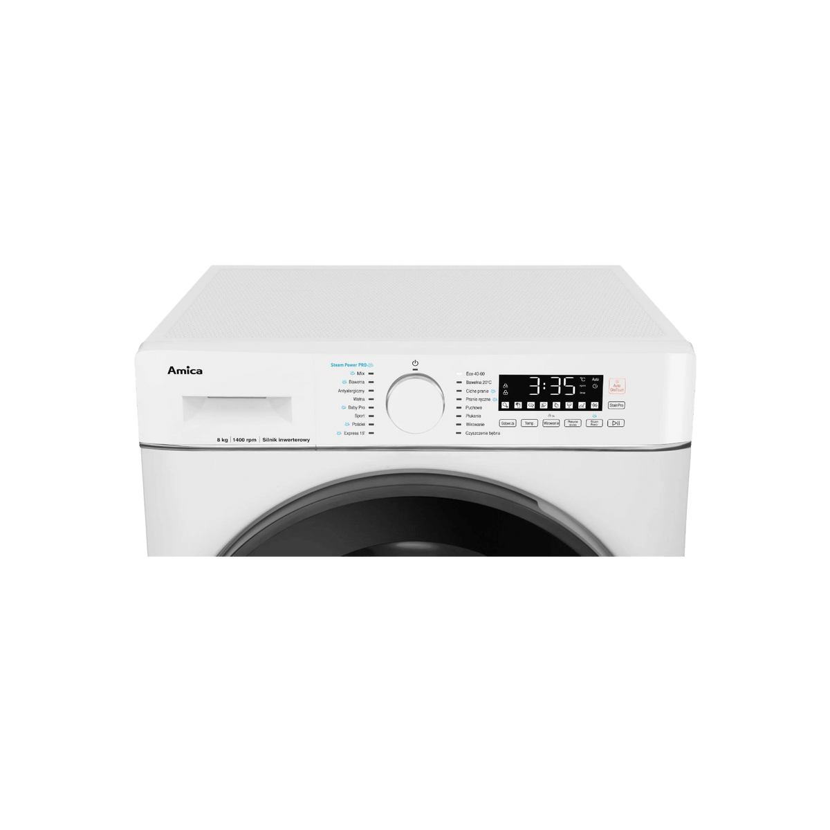 Pralka wolnostojąca Amica WA5S814ADiSOzH 8kg 1400rpm.