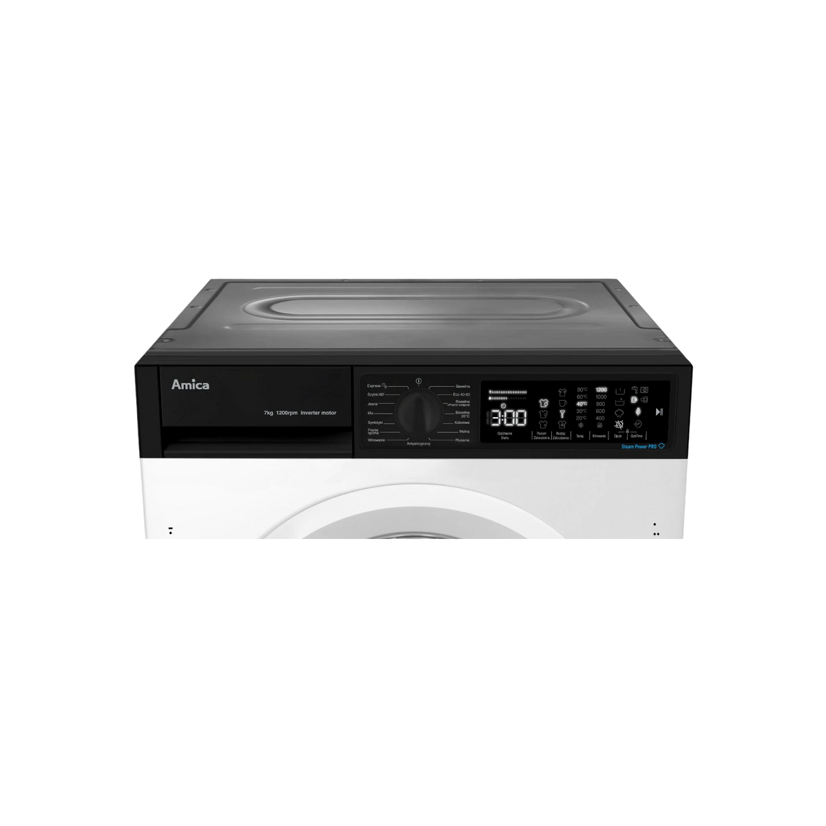 Pralka do zabudowy Amica WABIC712ALiStO 7kg 1200rpm.