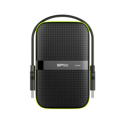 Dysk zewnętrzny HDD Silicon Power Armor A60 2TB 2.5" Zielony.