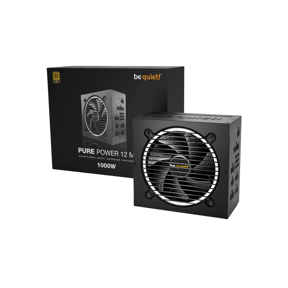Zasilacz komputerowy Be quiet! Pure Power 12 M 1000W BN345 80 Plus Gold.