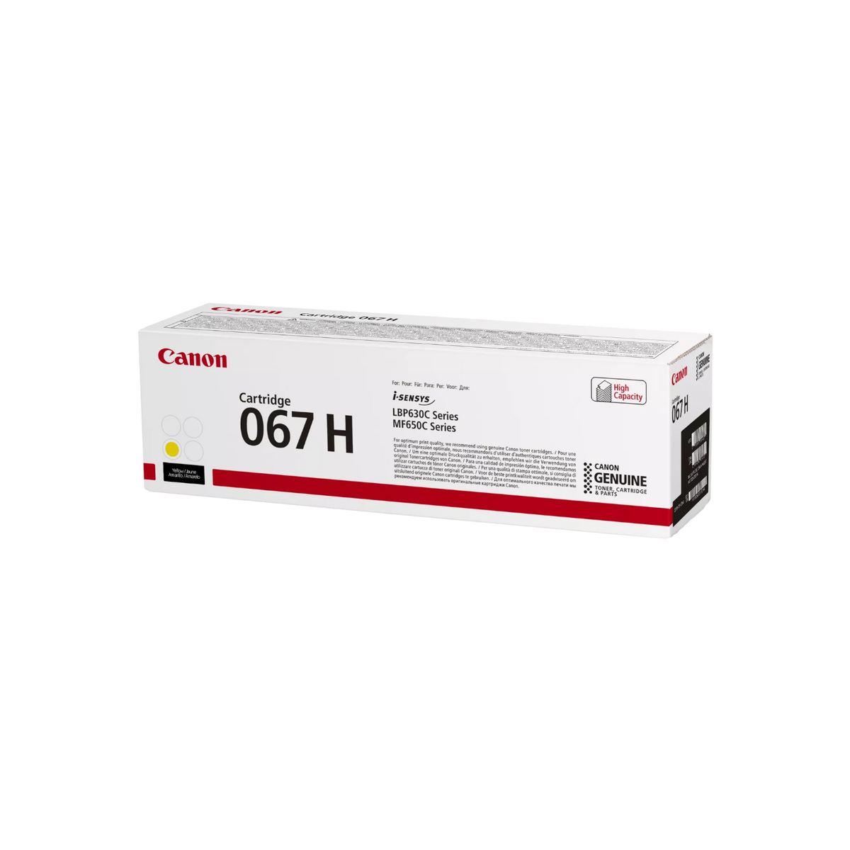 Toner do drukarki Canon 067 H i-SENSYS MF650C / LBP630C Żółty (Yellow) 2.35K 5103C002.