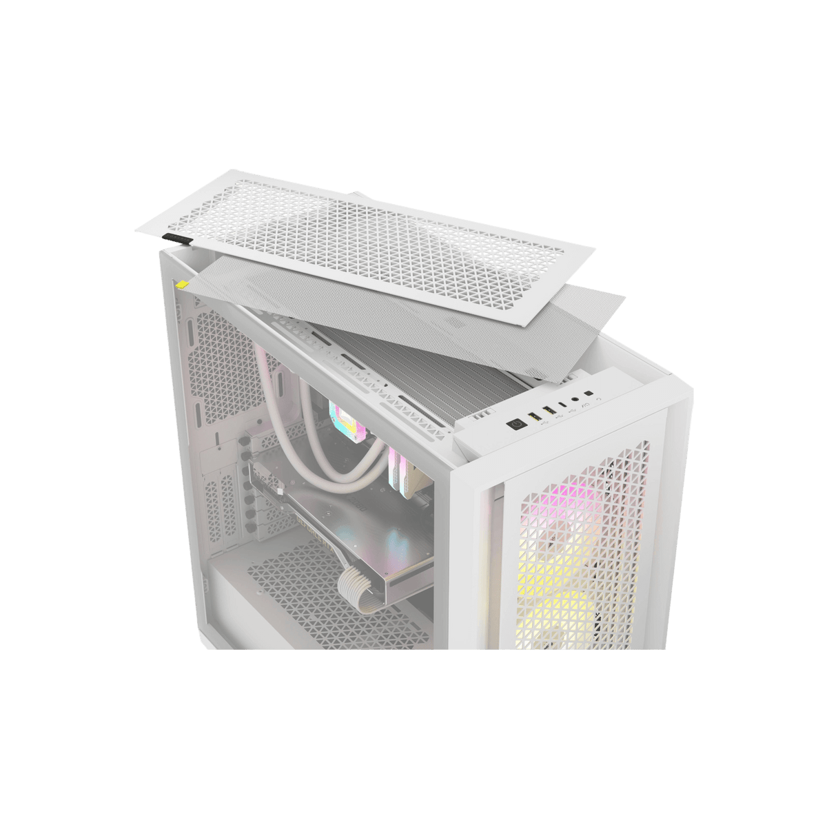 Obudowa Corsair iCUE 5000D RGB Airflow White.