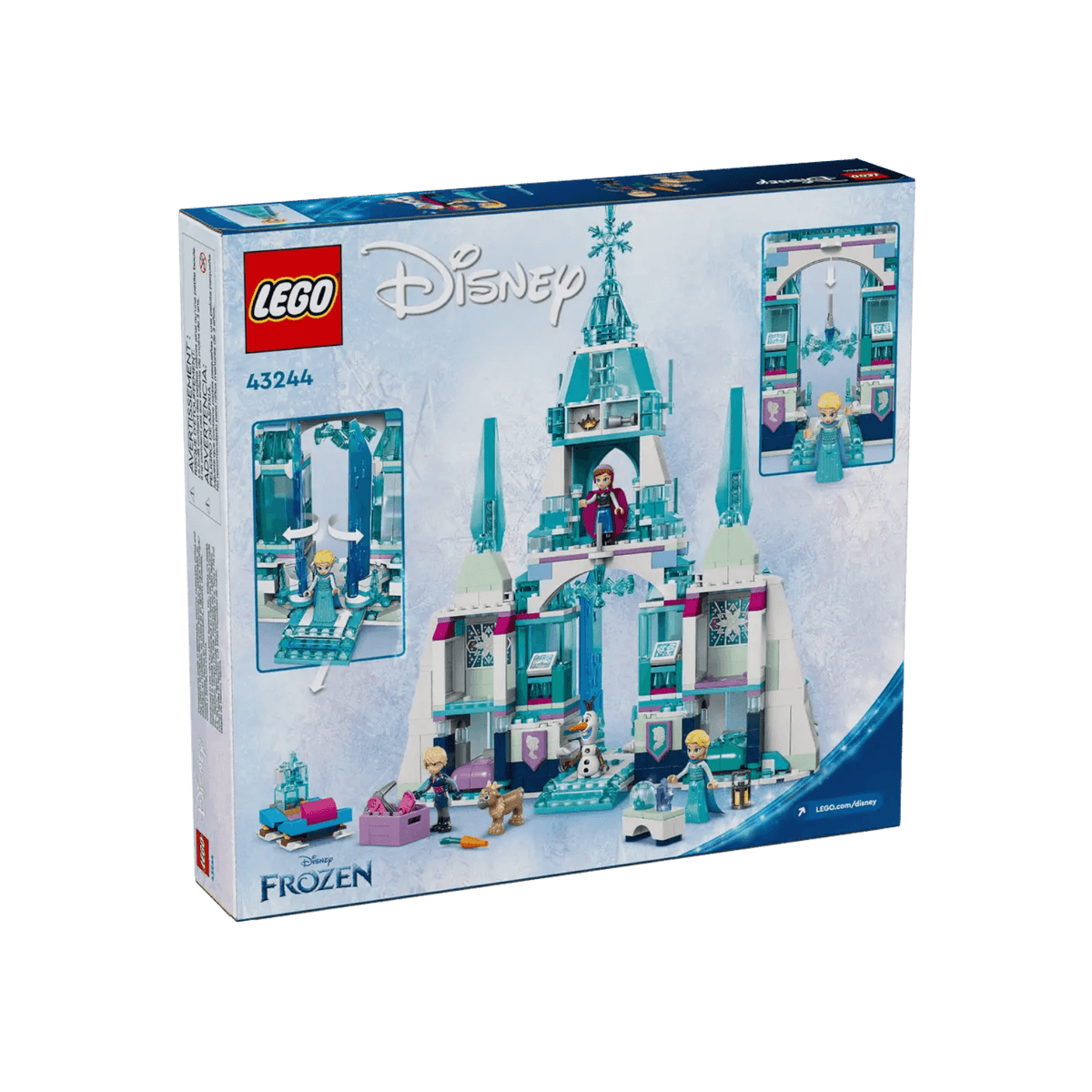 LEGO Disney Kraina Lodu Frozen Lodowy pałac Elzy 43244.