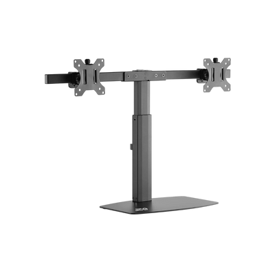 Uchwyt biurkowy wolnostojący na dwa monitory Maclean Ergo Office ER-411 VESA 17" - 27" 6kg.
