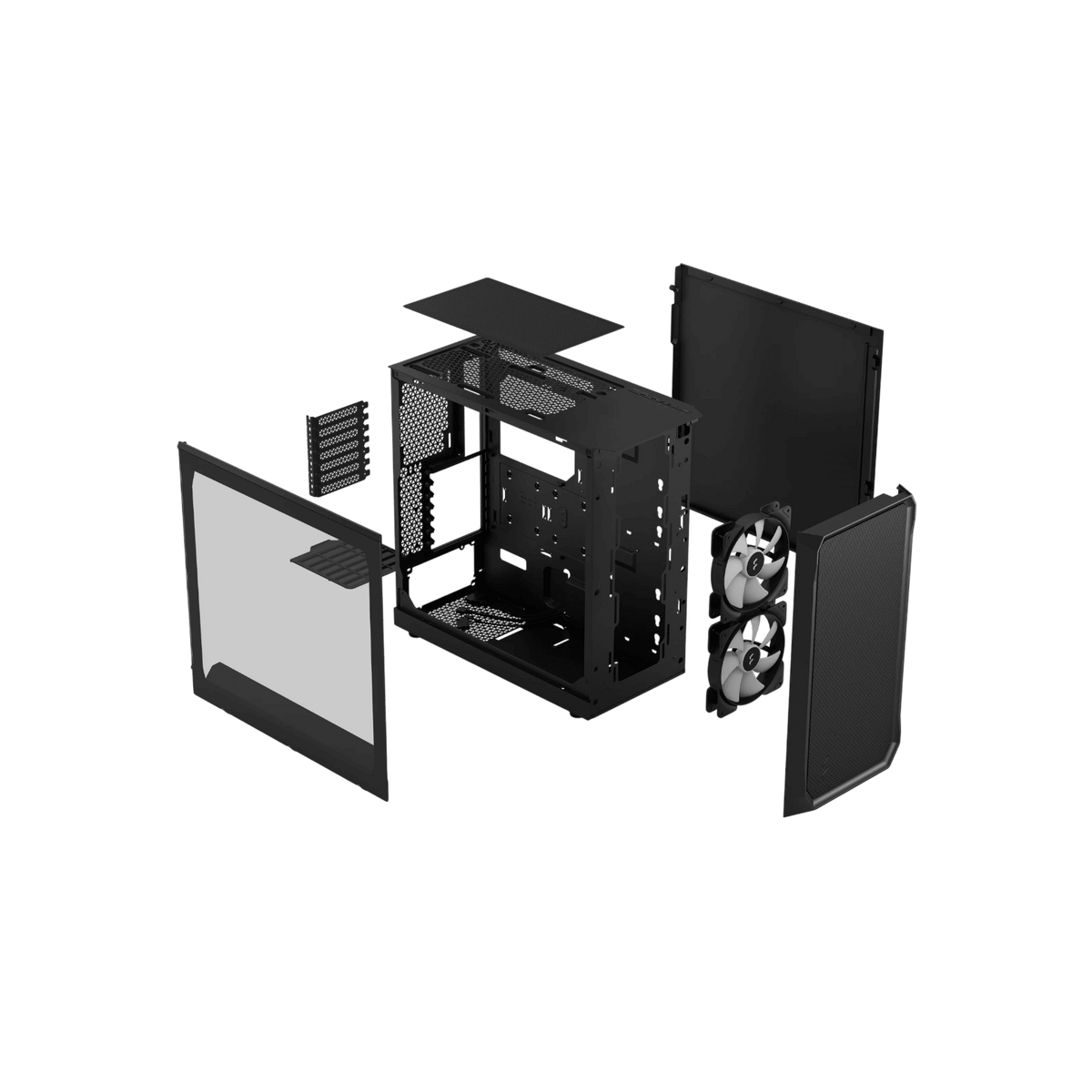 Obudowa Fractal Design Focus 2 RGB Black TG Clear Tint.