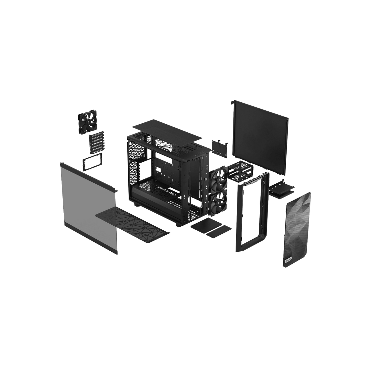Obudowa Fractal Design Meshify 2 Lite Black TG Light Tint.