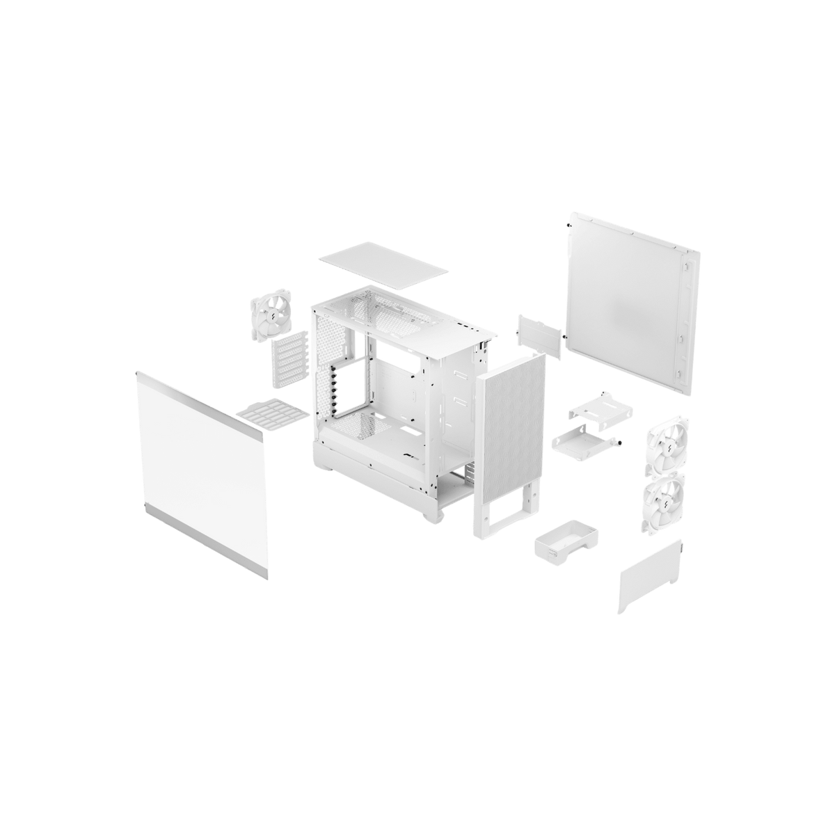 Obudowa Fractal Design Pop Air White TG Clear Tint.