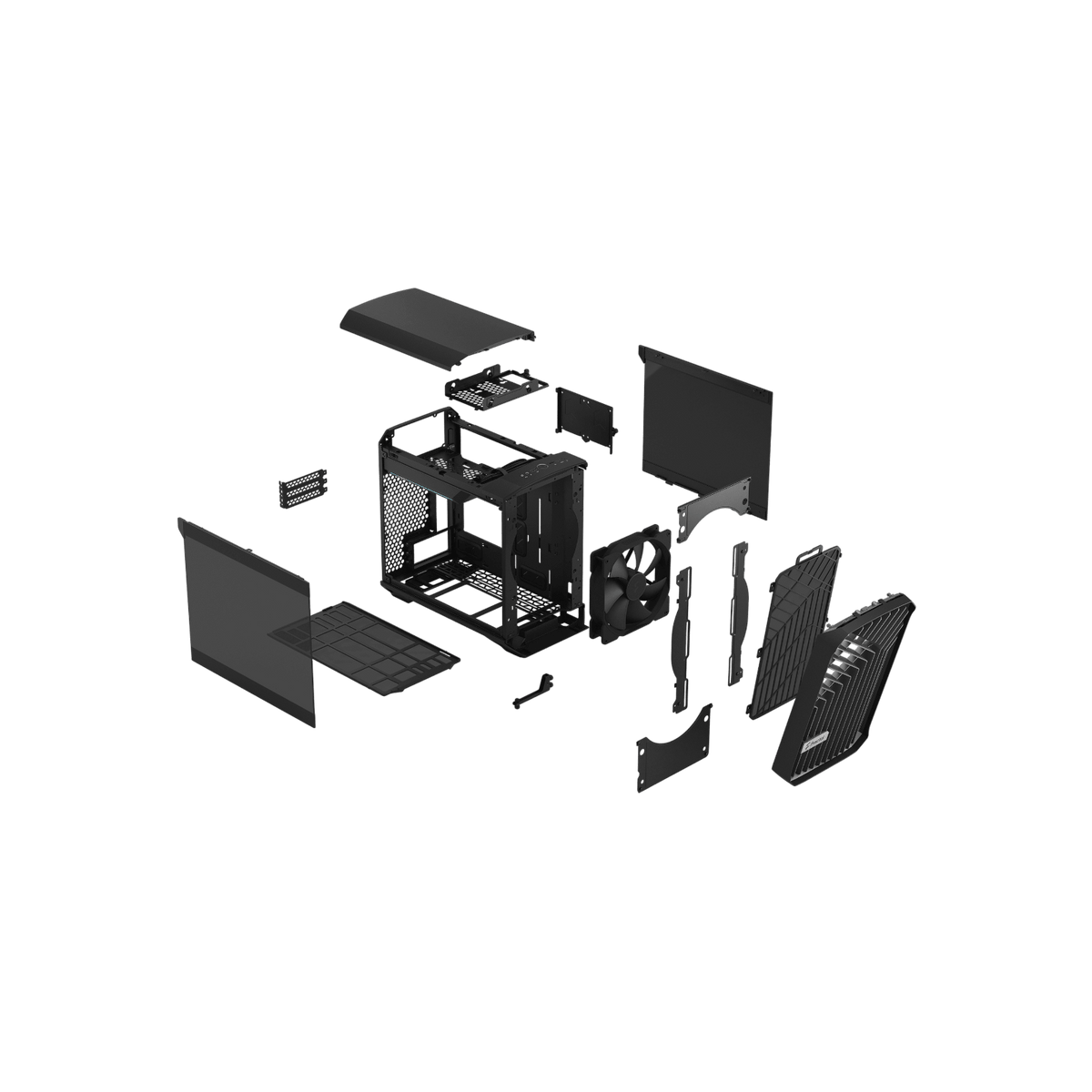 Obudowa Fractal Design Torrent Nano Black TG Dark Tint.