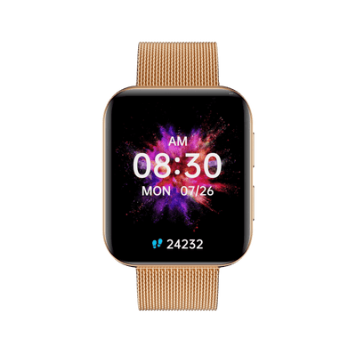Smartwatch Garett GRC MAXX Złoty stalowy.