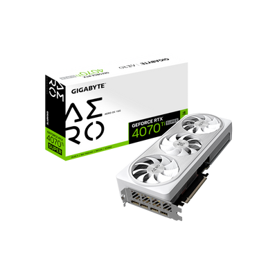 Karta graficzna Gigabyte GeForce RTX 4070 Ti SUPER AERO OC 16GB GDDR6X.