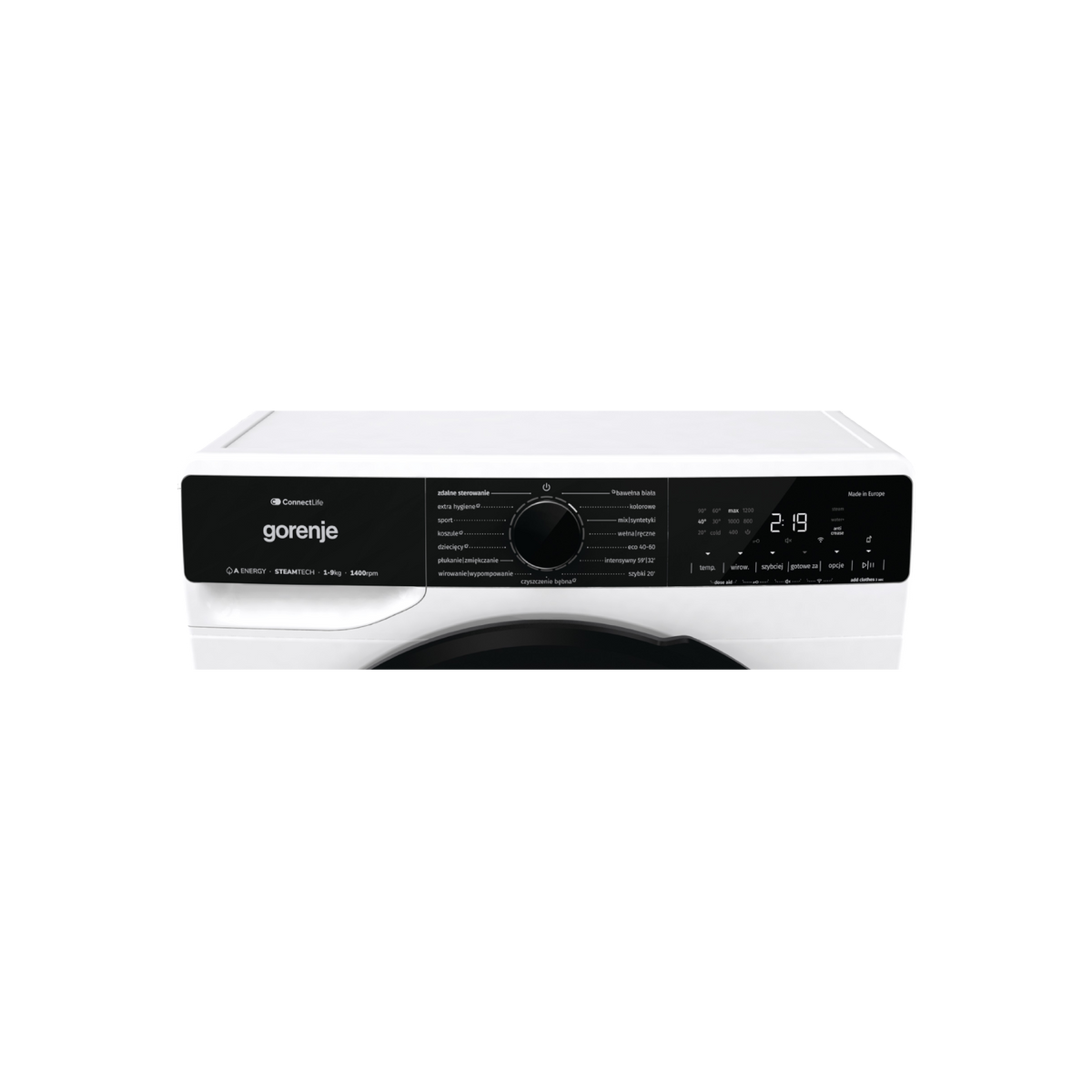 Pralka wolnostojąca Gorenje WPNA94A3RWIFI/PL 9kg 1400rpm.