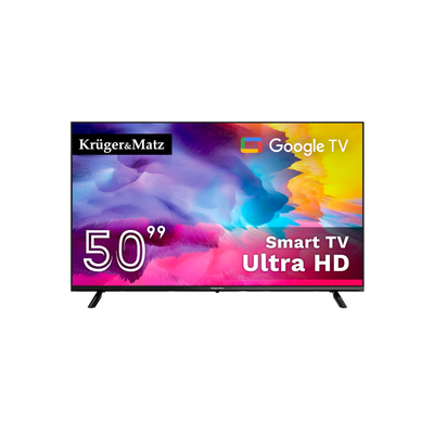 Telewizor Kruger&Matz KM0250UHD-SA 50" UHD Google TV.
