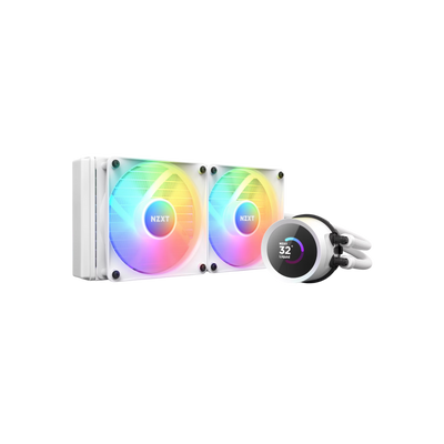 Chłodzenie CPU NZXT Kraken 240 RGB LCD Biały.