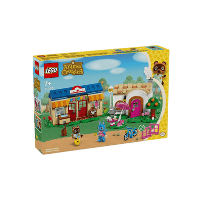 LEGO Animal Crossing Zestaw Nooks Cranny i domek Rosie 77050.