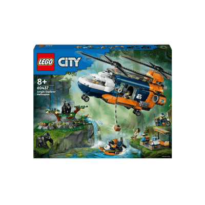 LEGO City Zestaw Helikopter badaczy dżungli w bazie 60437.