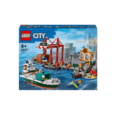 LEGO City Zestaw Nadmorski port ze statkiem towarowym 60422.