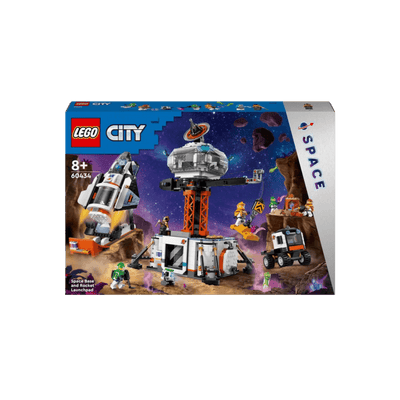 LEGO City Zestaw Stacja kosmiczna i stanowisko startowe rakiety 60434.