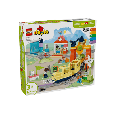 LEGO DUPLO Town Duży interaktywny pociąg miejski 10428.