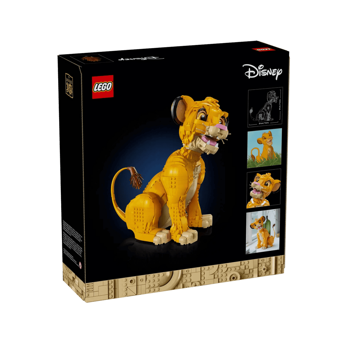 LEGO Disney Zestaw konstrukcyjny Król Lew - młody Simba 43247.