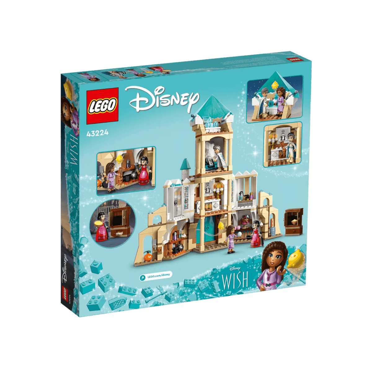 LEGO Disney Życzenie Zamek króla Magnifico 43224.