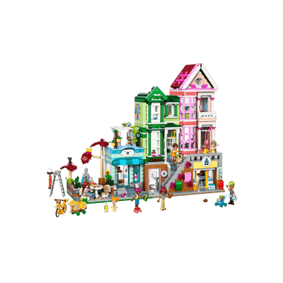 LEGO Friends Zestaw Mieszkania i sklepy w mieście Heartlake 42670.