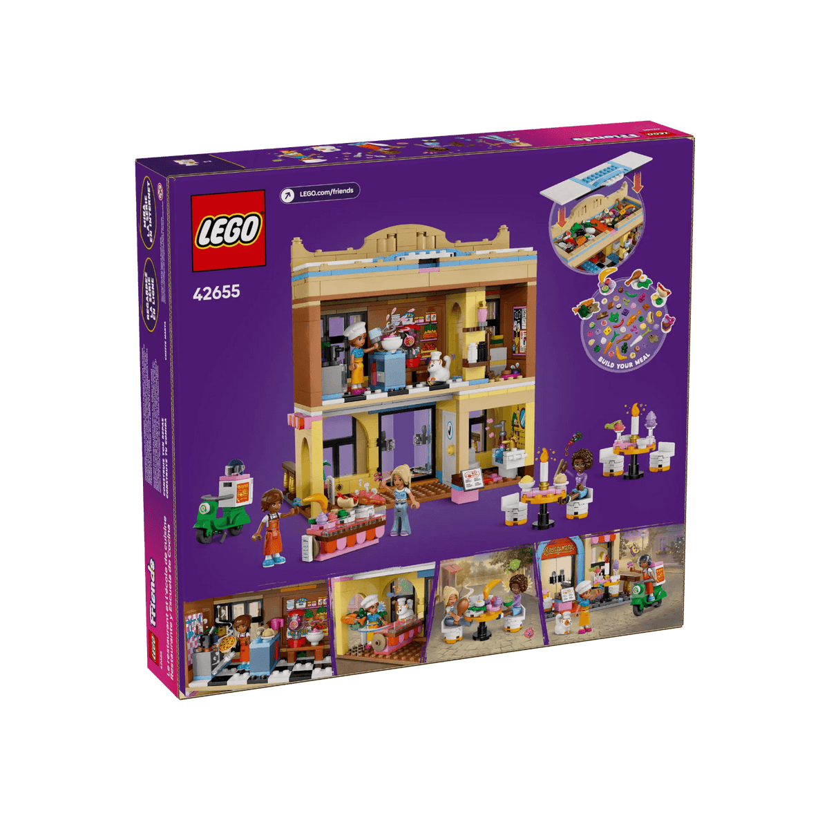 LEGO Friends Zestaw Restauracja i szkoła gotowania 42655.