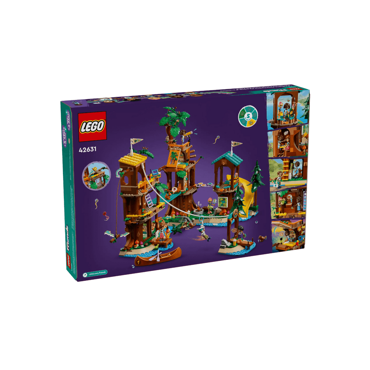 LEGO Friends Zestaw Domek na drzewie na obozie kempingowym 42631.