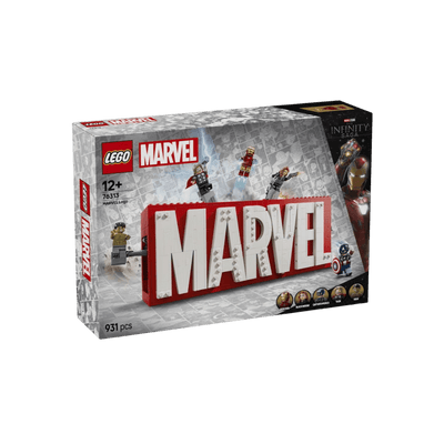 LEGO Marvel Super Heroes Logo MARVEL z minifigurkami 76313.