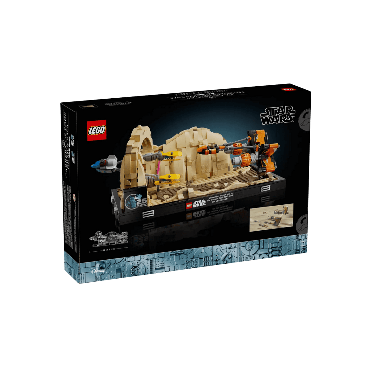 LEGO Star Wars Diorama: Wyścig ścigaczy w Mos Espa Gwiezdne wojny 75380.