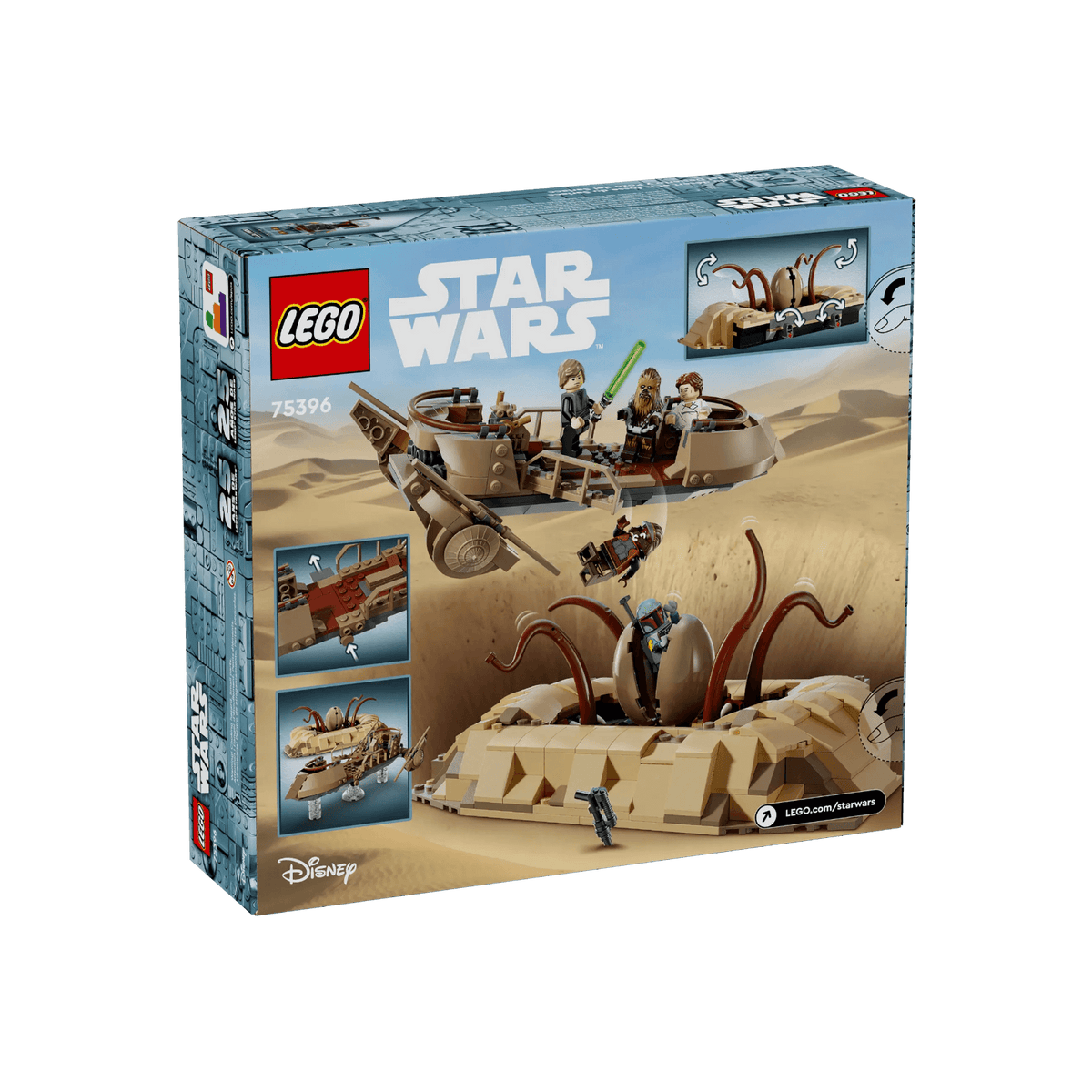 LEGO Star Wars Zestaw Pustynna barka i jama sarlacca 75396.