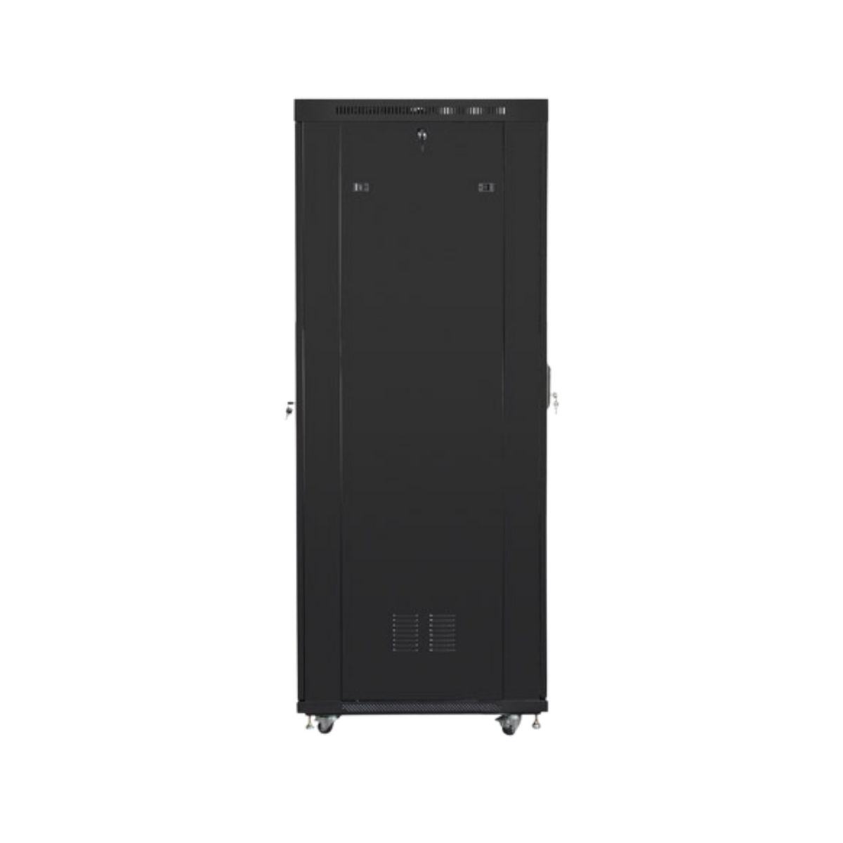 Szafa rack Lanberg 19" 42U 800x1000mm stojąca LCD V2 Drzwi perforowane Czarny.
