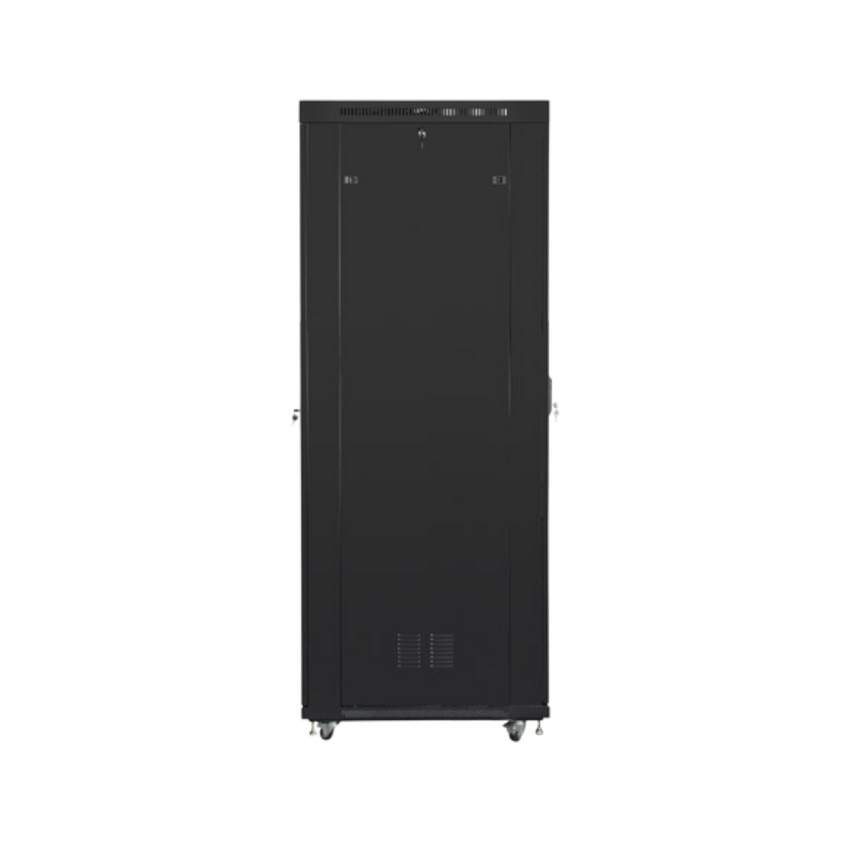 Szafa rack Lanberg 19" 47U 800x1000mm stojąca LCD V2 Drzwi perforowane Czarny.