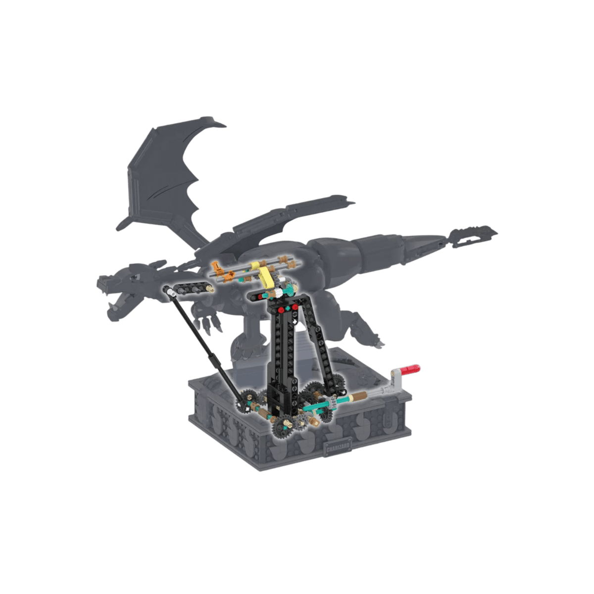 Klocki Mega Pokemon Mechaniczny Charizard Zestaw klocków konstrukcyjnych HMW05.