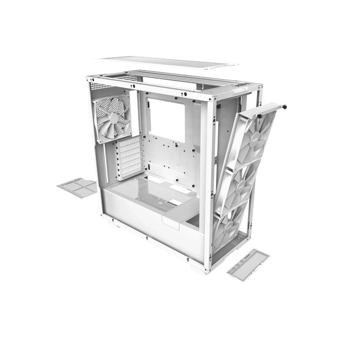 Obudowa NZXT H7 Elite RGB Matte White.