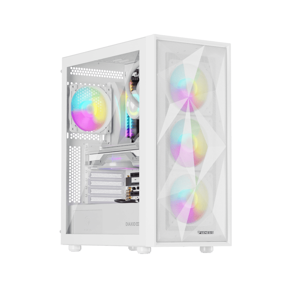 Obudowa Natec Genesis Diaxid 605 ARGB White.