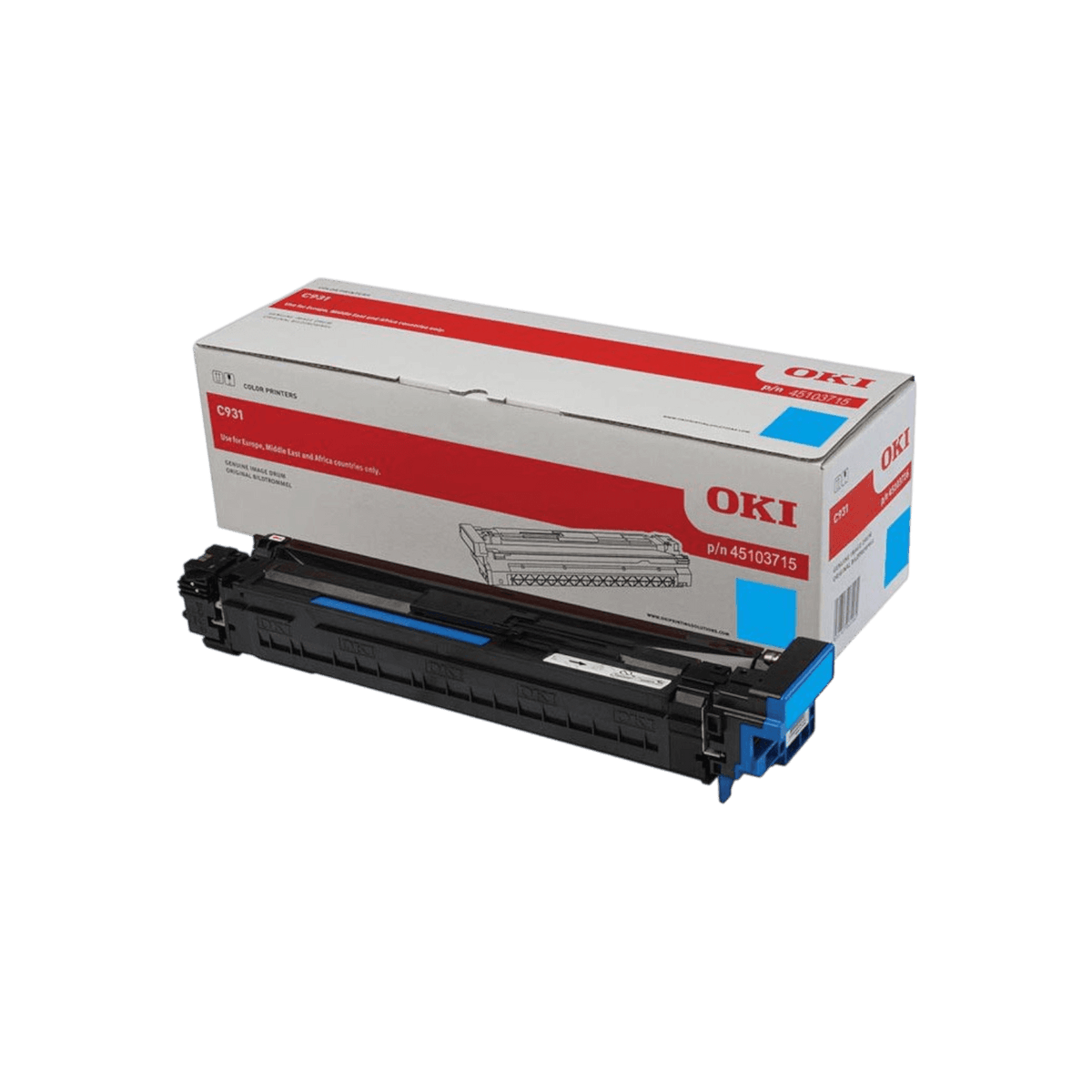 Bęben do drukarki OKI C931 Błękitny (Cyan) 40K 45103715.