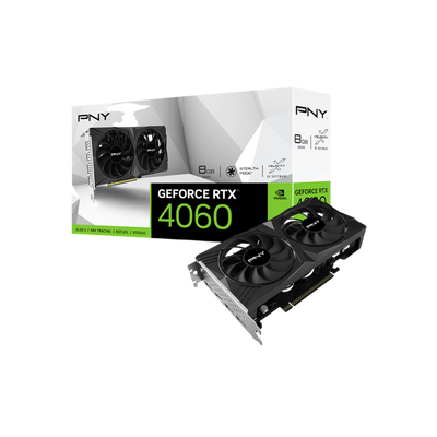 Karta graficzna PNY GeForce RTX 4060 Verto Dual Fan 8GB GDDR6.