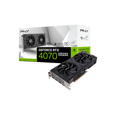 Karta graficzna PNY GeForce RTX 4070 SUPER Verto Dual Fan OC 12GB GDDR6X.