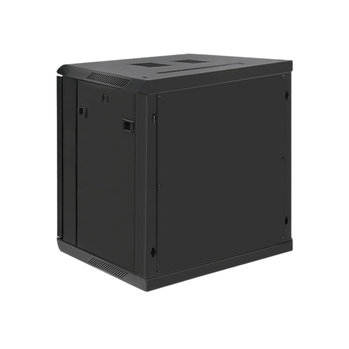 Szafa rack Qoltec 19" 12U 600x635x600mm wisząca Drzwi perforowane Czarny.