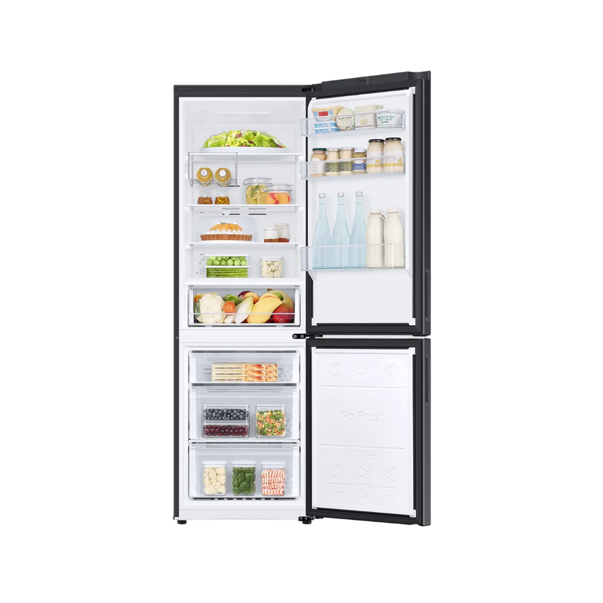 Lodówka wolnostojąca Samsung RB33B612FBN No Frost 185cm.