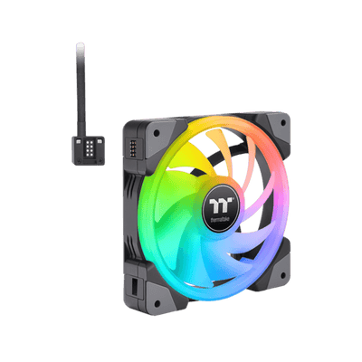 Wentylator Thermaltake SWAFAN EX12 RGB Magnetic Black (1 szt.).