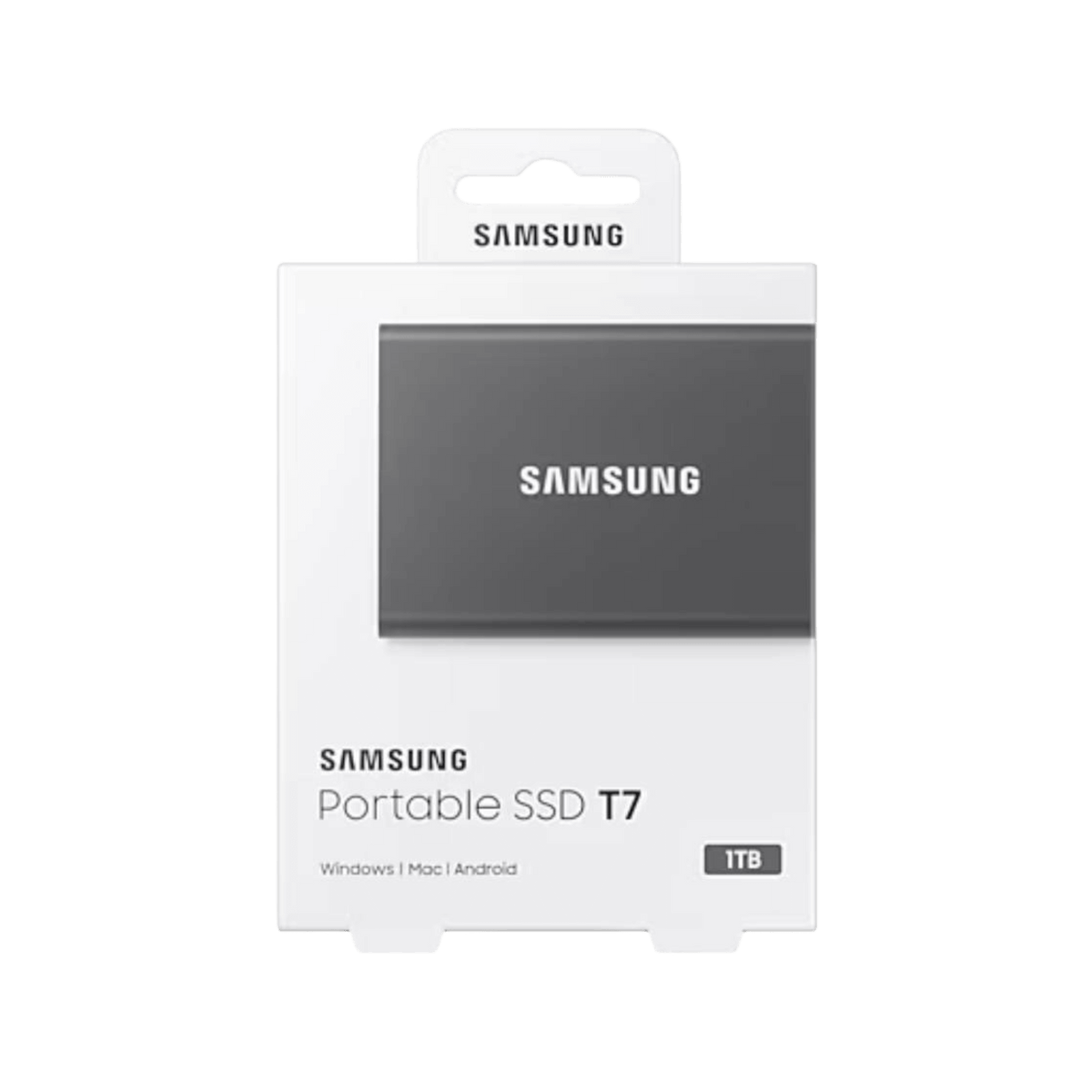 Dysk zewnętrzny SSD Samsung T7 USB 3.2 1TB 2.5" Szary.