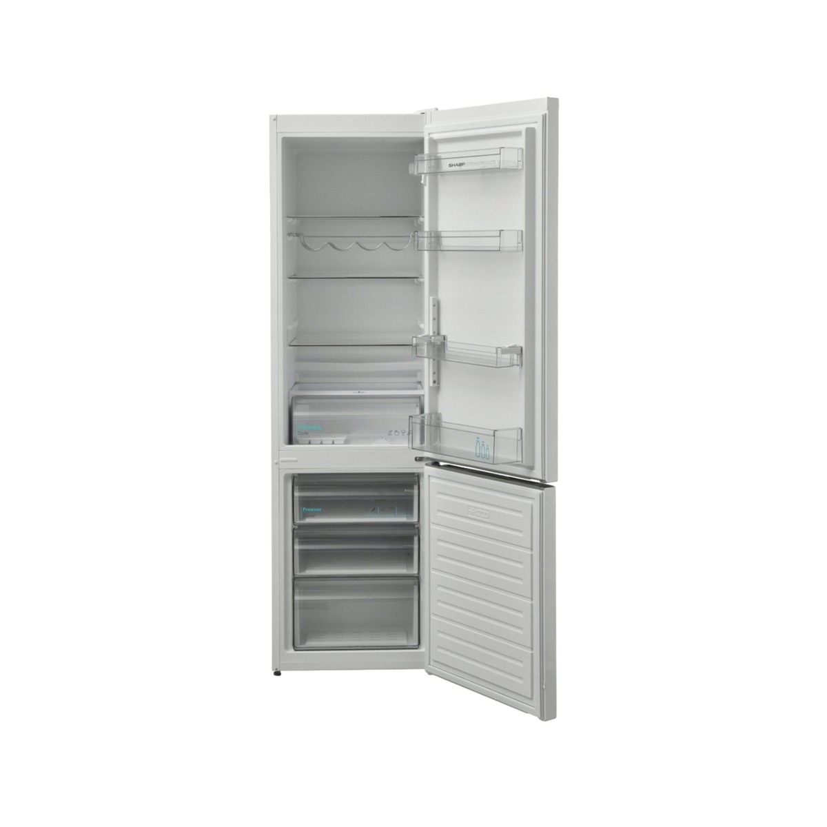 Lodówka wolnostojąca Sharp SJ-FBB05DTXWE-EU NanoFrost 180cm.